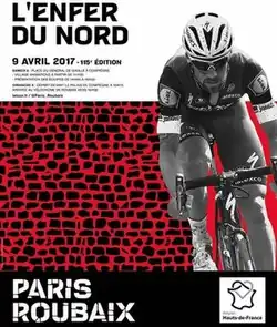 Event poster with former winner Tom Boonen