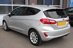 Rear view (three-door)