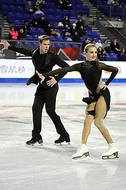 Victoria Sinitsina and Nikita Katsalapov at the 2018 Grand Prix Finals