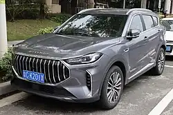 First facelift Jetour X70 Plus (front)