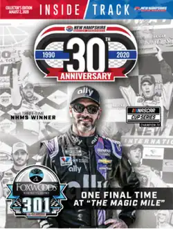 2020 Foxwoods Resort Casino 301 program cover featuring Jimmie Johnson