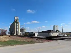 Railroad crossing in McCallsburg