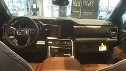 2022 Sierra 1500 interior (Denali Ultimate)