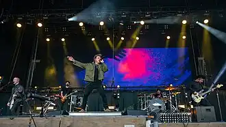 Papa Roach performing in 2023 at Rock im Park.