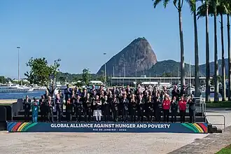 President Claudia Sheinbaum attending the G-20 Rio de Janeiro Summit; November 2024.