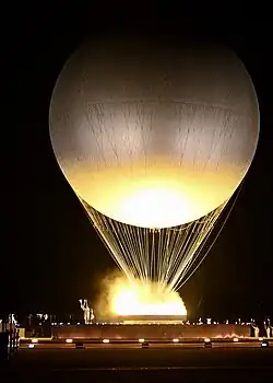 Lighting the Paralympic flame