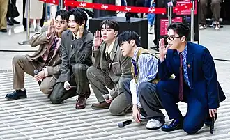 A.C.E in 2024 From left: Kang Yu-chan, Park Jun-hee, Kim Byeong-kwan, Lee Jiham, Wow