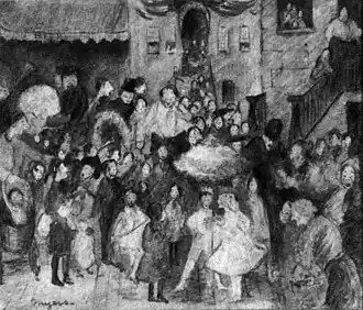 Greenwich Village Block Party by Mae Ethel Klinck