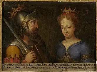 3. Theodomir, roi des Francs, et son épouse