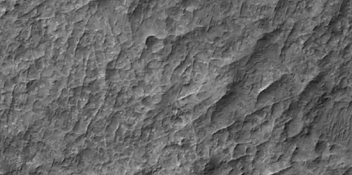 Ridges, as seen by HiRISE under HiWish program. This is a close up from a previous image.