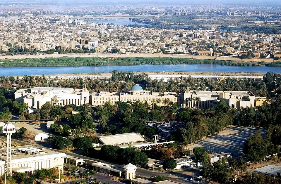 A view of the former Republican Palace, Baghdad, Iraq