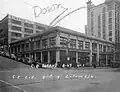 County assessor image taken at Third Avenue and Columbia Street, looking at what is now the Pacific Building, October 22, 1937.