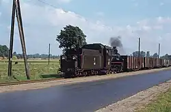 A train passing through Dziadoch.