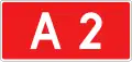 Autostrada A2 shield}}