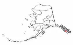 Location of Point Baker, Alaska