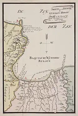 Palabuhanratu Bay sketch map 1789