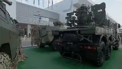 Heavy AZP S-60 cannon on truck chassis at Army 2023