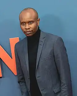 Egyiawan at A Real Pain premiere in 2024