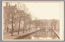 Palmgracht looking towards Brouwersgracht before 1895.