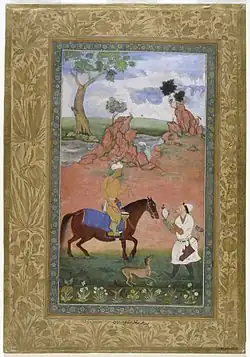 Abdullah Khan out hawking