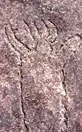 Rock engravings in Terrey Hills