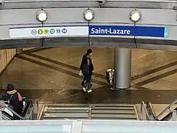 Saint-Lazare station interchange