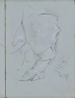 Rear part of the rhinoceros Clara, Circle of Lorenzo Baldissera Tiepolo, ca. 1751