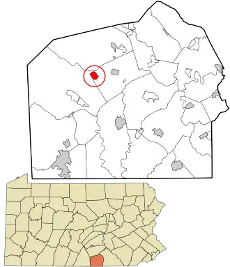 Location in Adams County and the U.S. state of Pennsylvania.