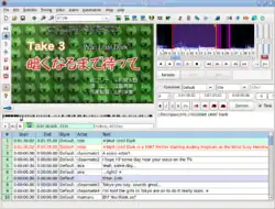 Creating an English translation of a Japanese video and overlaying the subtitles.