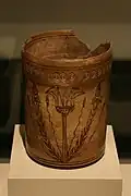 Beaker; 300 BC – 350 BAD; terracotta; height: 10.5 cm; Egyptian Museum of Berlin