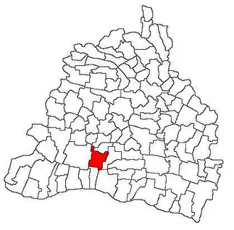 Location in Dolj County