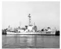 USCGC Agassiz in 1957 at Cape May, New Jersey.