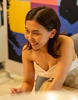 Aimi Kobayashi signing CDs after the concert