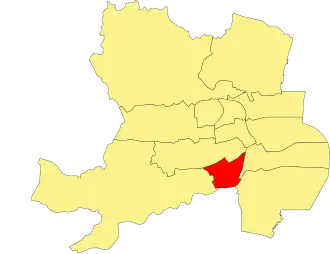 Location of the ward