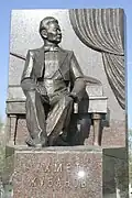 Akhmet Zhubanov monument in Aktobe