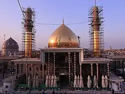 Al-Askari shrine in 2017, partially rebuilt after the bombings