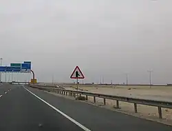 Al Adhbah exit on Al Shamal Road