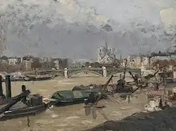 Le Chevet de Notre-Dame, ca.1900, 25 × 34&nbsp;cm (9.8 × 13.4 in)