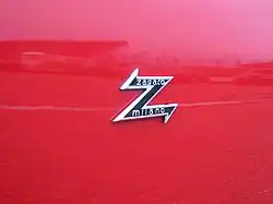 The Zagato badging on the SZ