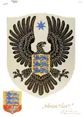 Alternative Coat of Arms of Estonia, 1922