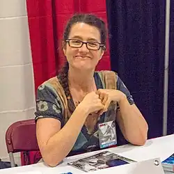 A.M. Dellamonica at FanExpo 2013 in Toronto