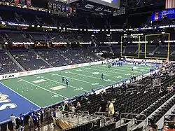 Interior from concourse level during a Tampa Bay Storm game in 2017.
