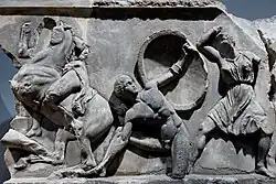 Relief from the ruins of the Mausoleum of Halicarnassus