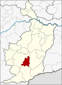 District location in Buriram province