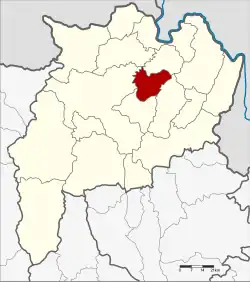 District location in Chiang Rai province