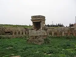 Phoenician Temple (Ma'abed), cella at the center of the court, Amrit in 2006