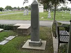 Grand Army of the Republic monument, Anaheim Cemetery, Orange County