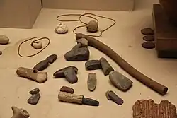 Ancient Neolithic Greece stone tools and weapons