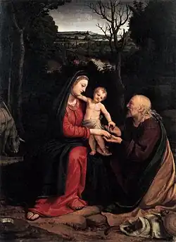 Rest on the Flight into Egypt, 1515 - oil on panel; H. 77&nbsp;cm, W. 55&nbsp;cm, Poldi-Pezzoli Museum