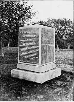 Monument with base